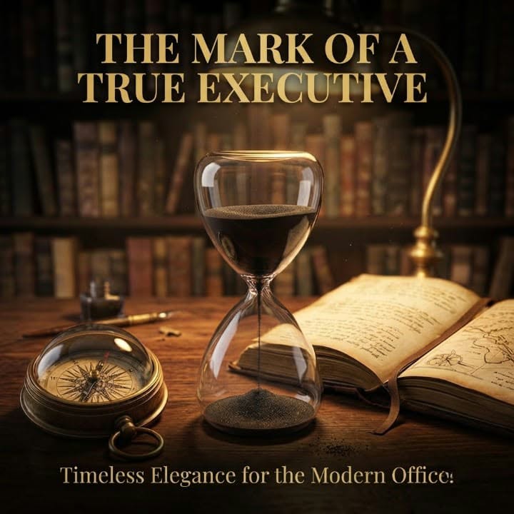 The Executive Hourglass — Handcrafted Egyptian Alabaster Sand Timer for the Modern Boardroom