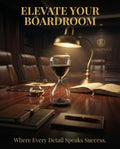 The Executive Hourglass — Handcrafted Egyptian Alabaster Sand Timer for the Modern Boardroom