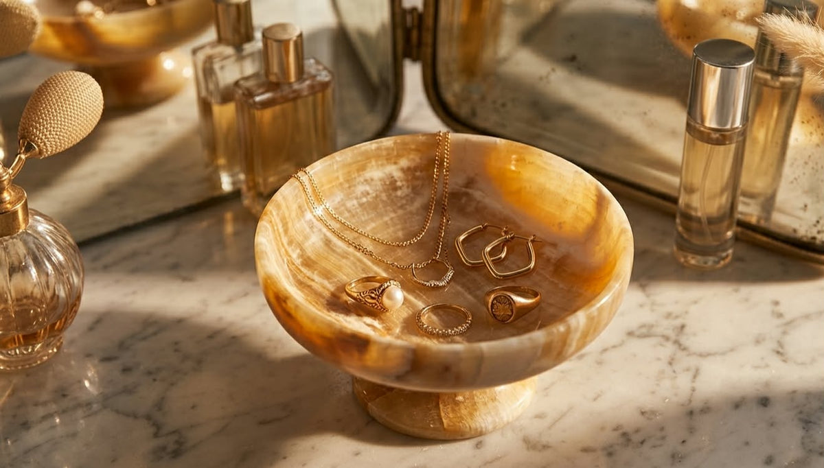 Hand-Carved Egyptian Onyx