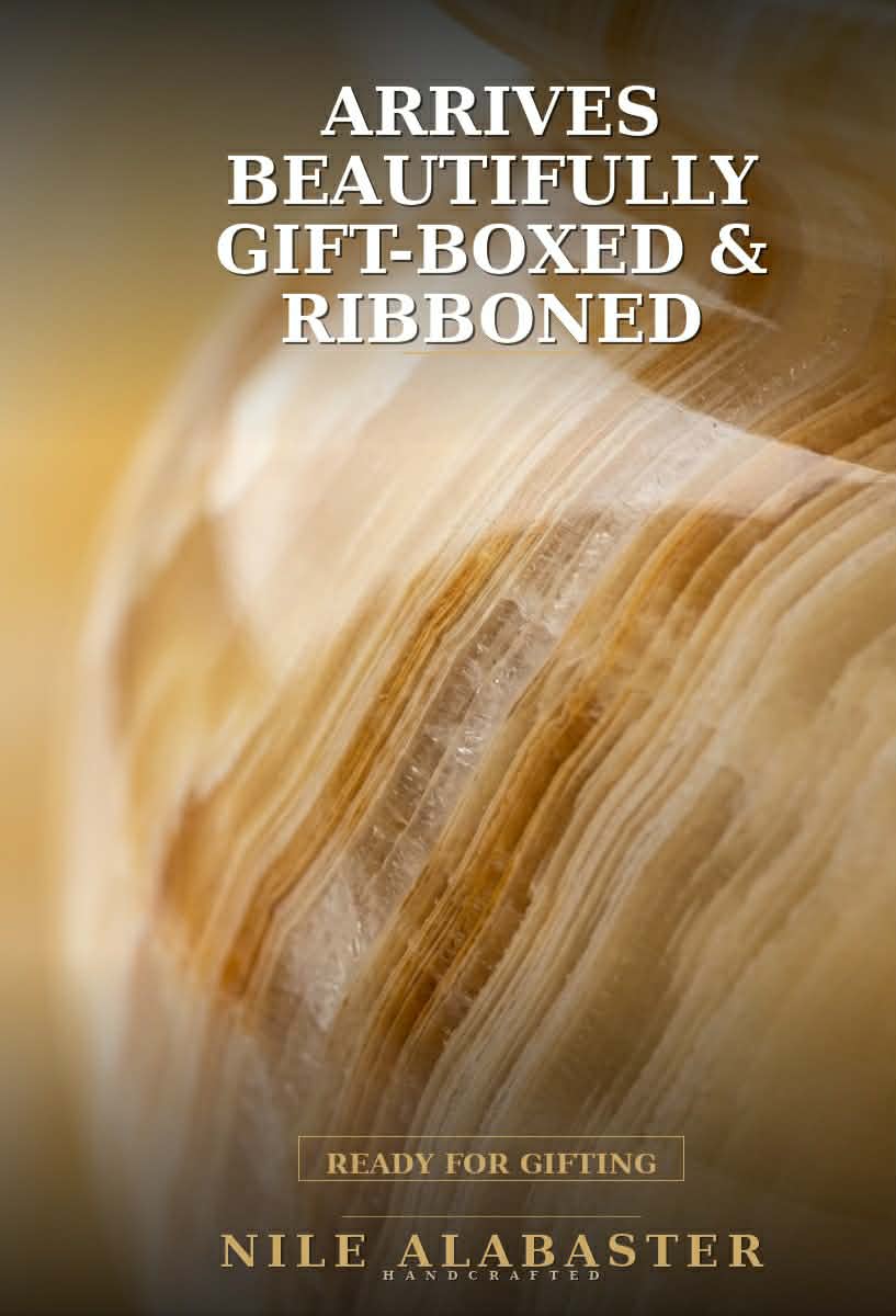 Handcrafted Onyx Mini Vase - Natural Stone Decorative Pot