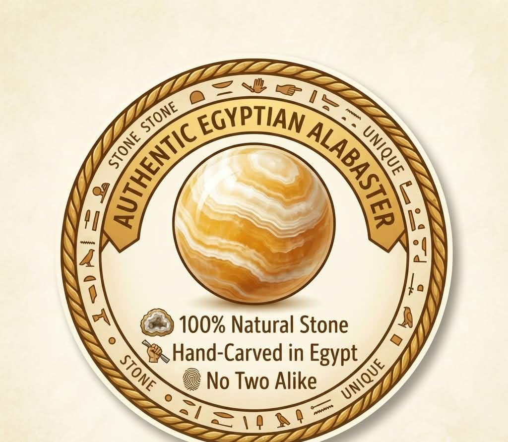 Hand-Carved Onyx Sphere Candle Holders (Set of 2) — Warm Ambient Glow