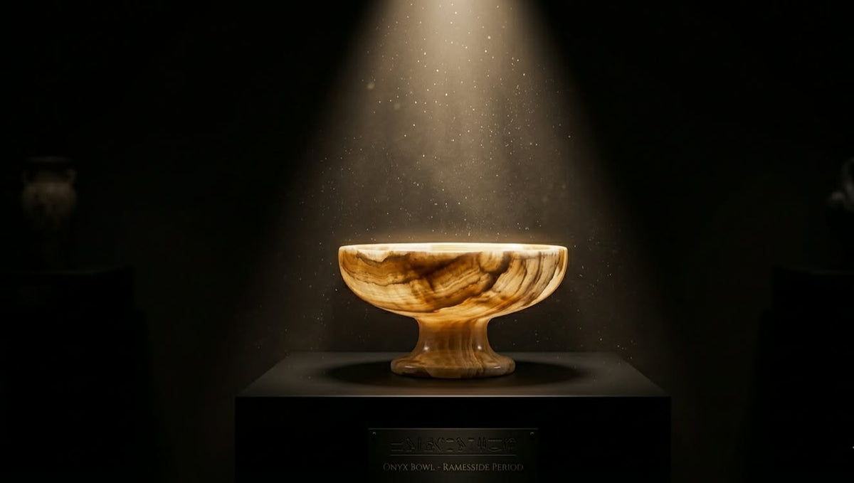 Hand-Carved Egyptian Onyx