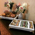 Nile Alabaster Luxury Serving Tray — Hand-Carved Natural Stone